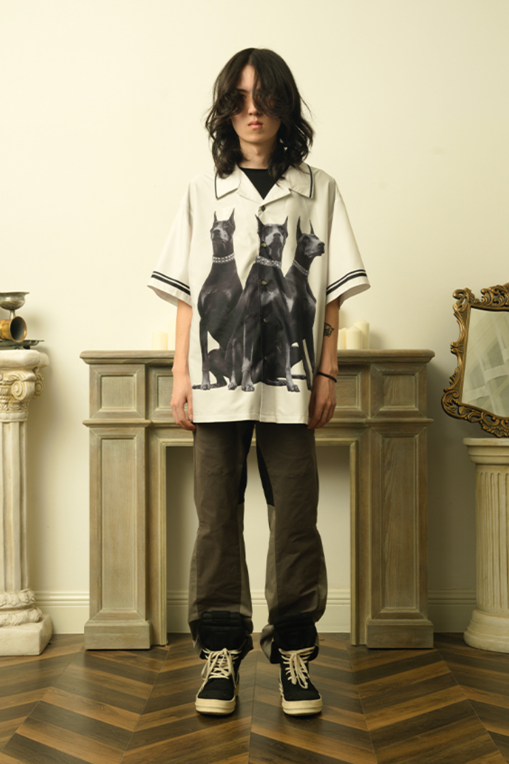 EMPTY REFERENCE Doberman Short Sleeve Shirt