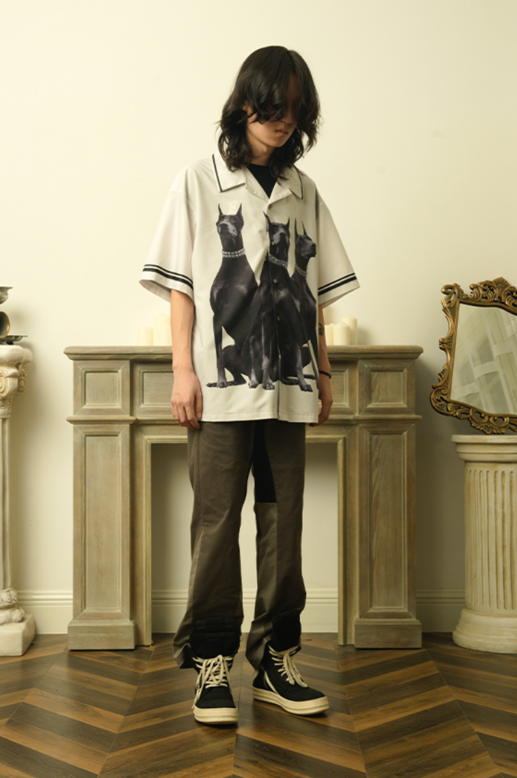 EMPTY REFERENCE Doberman Short Sleeve Shirt