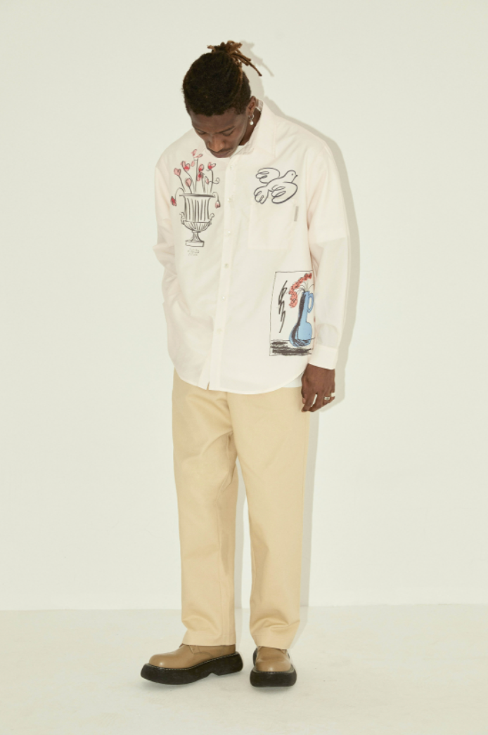 EMPTY REFERENCE Classical Elements Long Sleeve Shirt