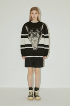 EMPTY REFERENCE Doberman Knit Sweater