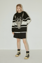 EMPTY REFERENCE Doberman Knit Sweater
