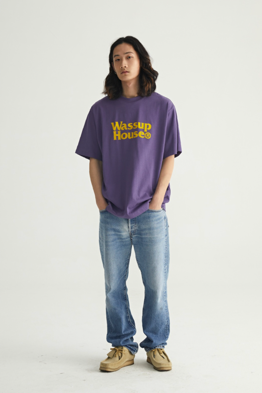 Wassup House Basic Logo Print Tee