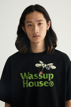 Wassup House Waves Print Tee