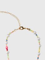 AWE Colorful Beads Pearl Necklace