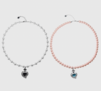 AWE Gemstone Love Pearl Necklace