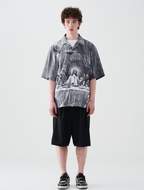 Harsh and Cruel The Last Supper Print Cuban Shirt