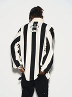 Harsh and Cruel Striped Logo L/S Jersey Shirt