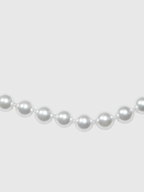 AWE Crystal Bow Pearl Necklace