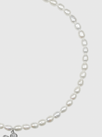 AWE Pearl Sunflower Smiley Necklace