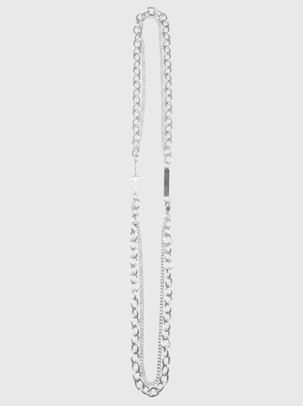 AWE Cross Star Stacking Necklace