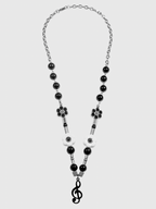 AWE Black Note Necklace