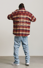 ANTIDOTE Washed Zipper Deconstructed Patchwork Denim Jeans