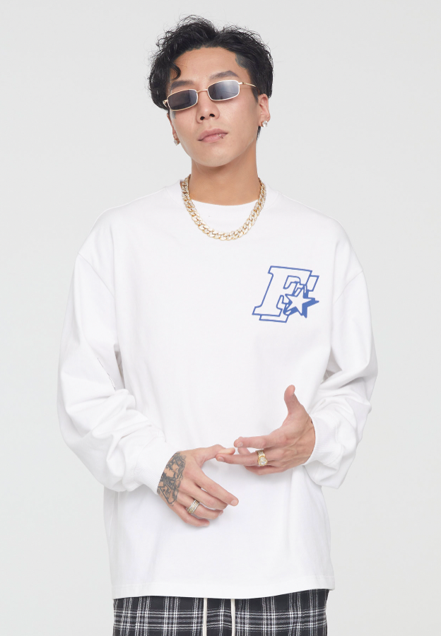 F2CE Basic Printing Logo Long Sleeved Tee