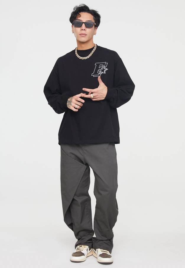 F2CE Basic Printing Logo Long Sleeved Tee