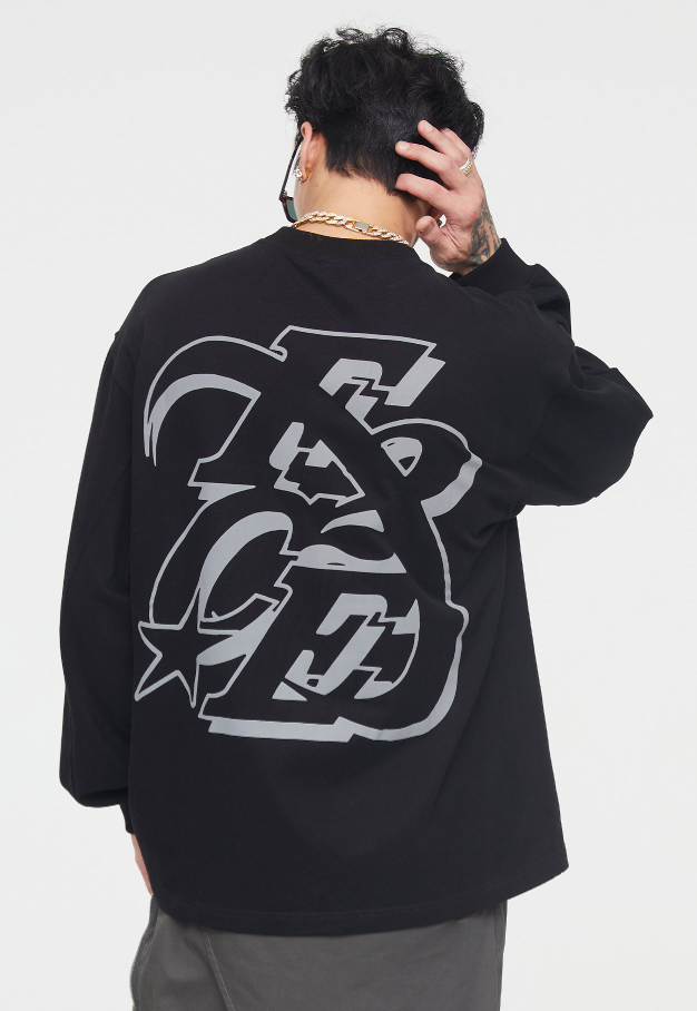 F2CE Basic Printing Logo Long Sleeved Tee