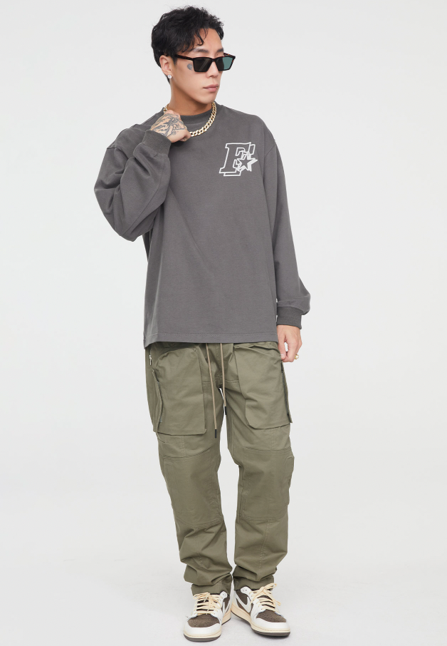 F2CE Basic Printing Logo Long Sleeved Tee
