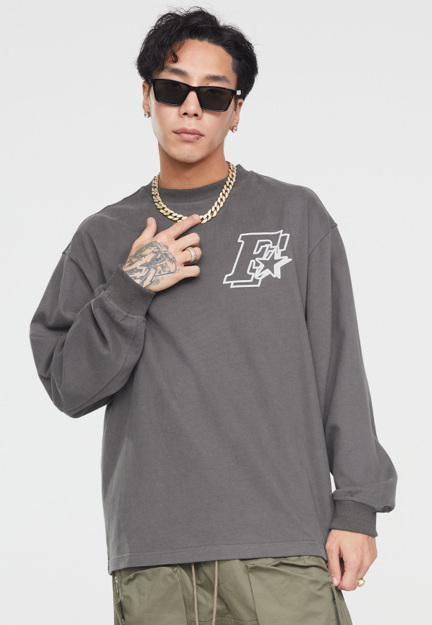 F2CE Basic Printing Logo Long Sleeved Tee