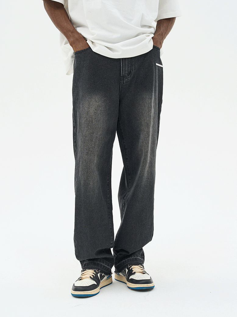 Harsh and Cruel Crosses Printed Denim