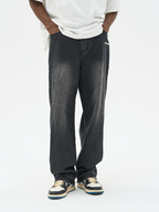 Harsh and Cruel Crosses Printed Denim