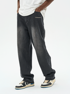 Harsh and Cruel Crosses Printed Denim