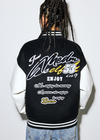 MEDM Patchwork Embroidered Baseball Jacket