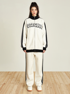 VOTE Clubs Zipper Knit Sweater