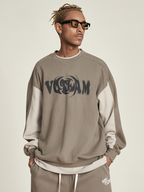VOTE Contrast Color Rotating Sweatshirt