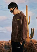 AFGK Wave Pattern Washed Old Sweatshirt