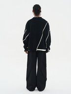 Harsh and Cruel Deconstruction Distressed Knit Sweater
