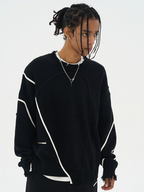 Harsh and Cruel Deconstruction Distressed Knit Sweater