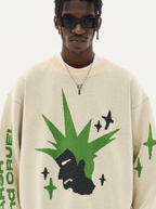 Harsh and Cruel Punk Head Knit Sweater