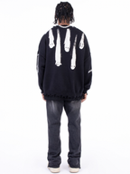 F3F Select Ghost Print Destroy Knit Sweater