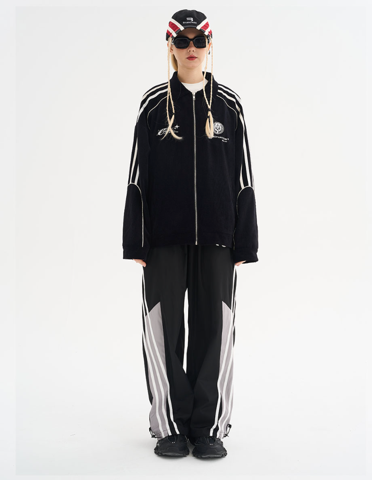Harsh and Cruel Striped Loose Corduroy Jacket