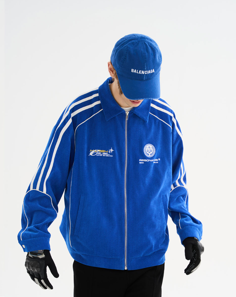 Harsh and Cruel Striped Loose Corduroy Jacket