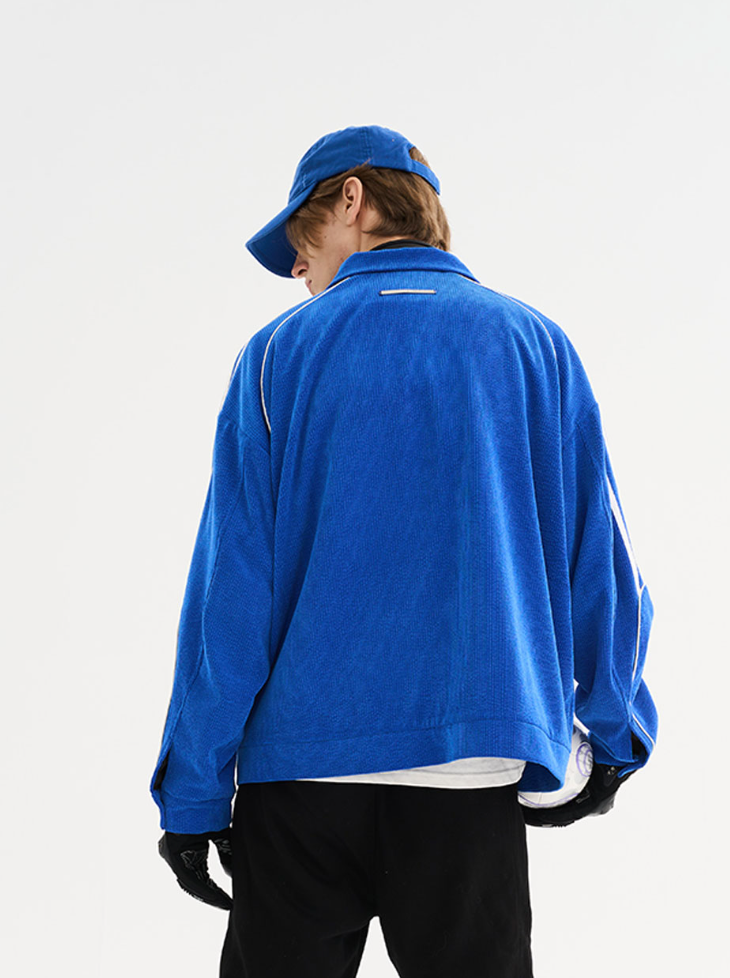 Harsh and Cruel Striped Loose Corduroy Jacket