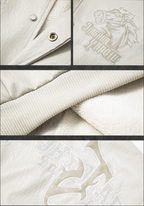 JHYQ Embroidered  PU Leather Baseball Jacket