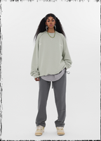 JHYQ Embroidered Logo Zipper Design Heavyweight Sweater