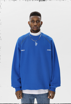 JHYQ Embroidered Logo Zipper Design Heavyweight Sweater