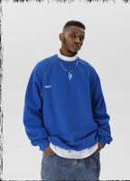 JHYQ Embroidered Logo Zipper Design Heavyweight Sweater