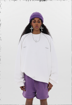 JHYQ Embroidered Logo Zipper Design Heavyweight Sweater
