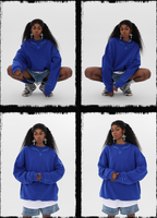 JHYQ Letters Embroidered Logo Heavyweight Sweater