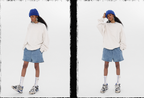 JHYQ Basic Logo Embroidered Heavyweight Sweater