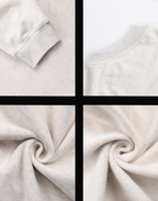 JHYQ Basic Logo Embroidered Heavyweight Sweater