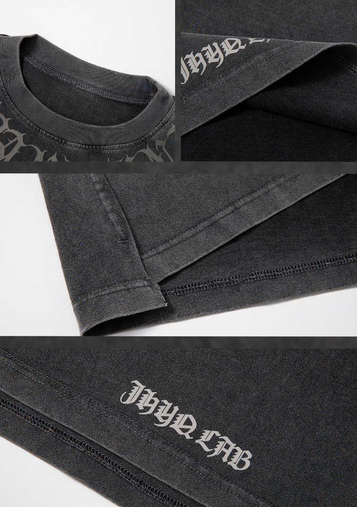 JHYQ Washed Old Long Sleeved Tee