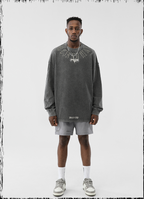 JHYQ Washed Old Long Sleeved Tee