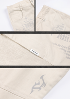 JHYQ Letters Printed Work Pants