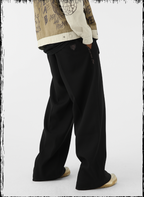 JHYQ Wide Legged Embroidered Western Pants