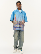 Harsh and Cruel Urban Oil Full Print Cuban Shirt