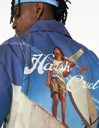 Harsh and Cruel Photography Pictures Handwritten Full Print Cuban Shirt