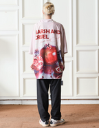 Harsh and Cruel Pomgranate Full Print Cuban Shirt
